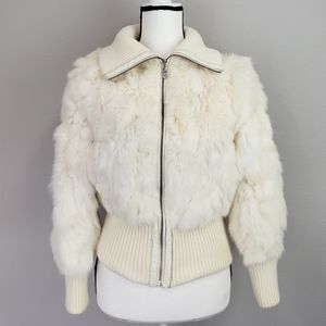 Vintage Wilson Leather Ivory Fur